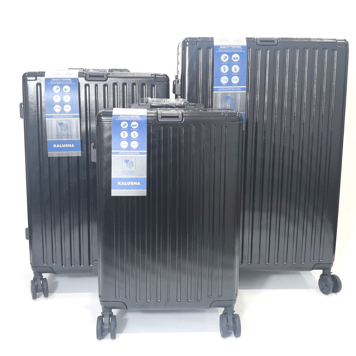 8019 Maleta de Viaje con Rodillos 360 Grados