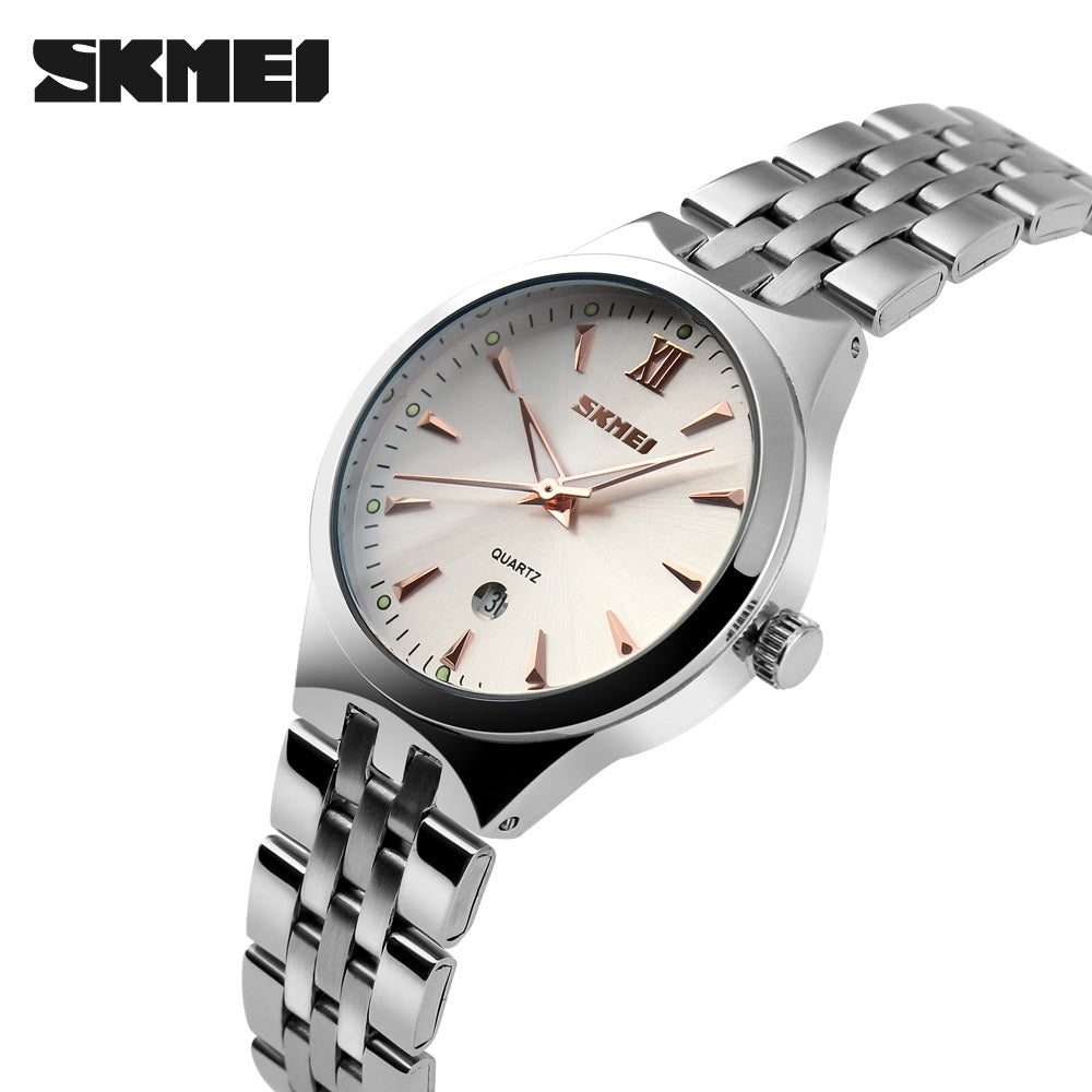 9071 Reloj Skmei para Dama Pulsera de Metal Análogo