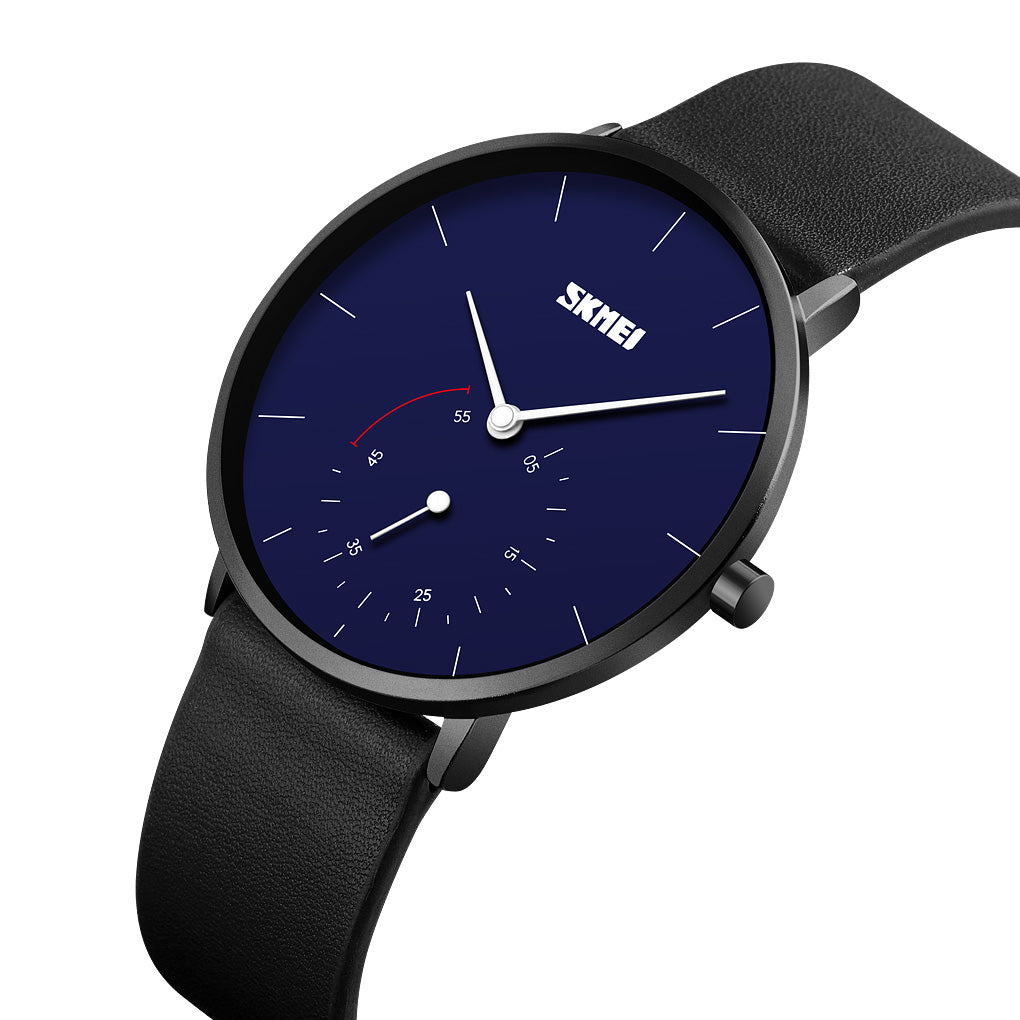 9213 Reloj Skmei para caballero pulsera de piel