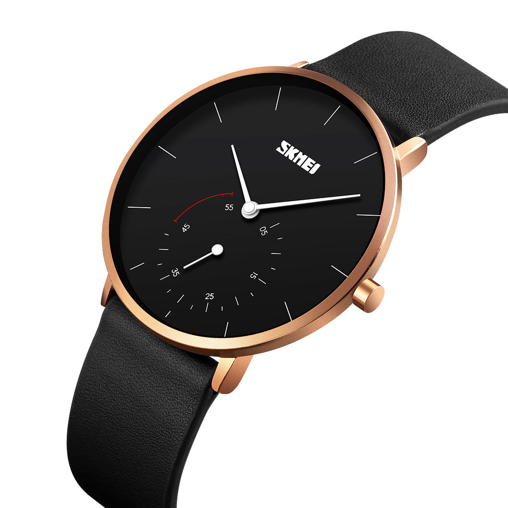 9213 Reloj Skmei para caballero pulsera de piel