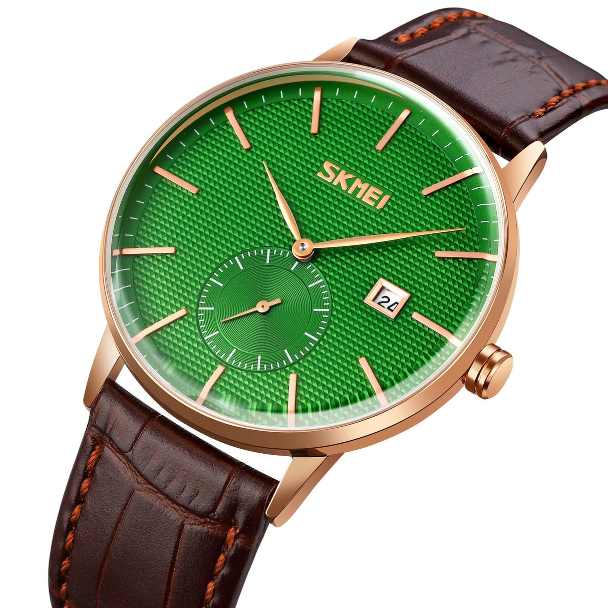 9273 Reloj Skmei para Hombre Pulsera de Cuero Análogo