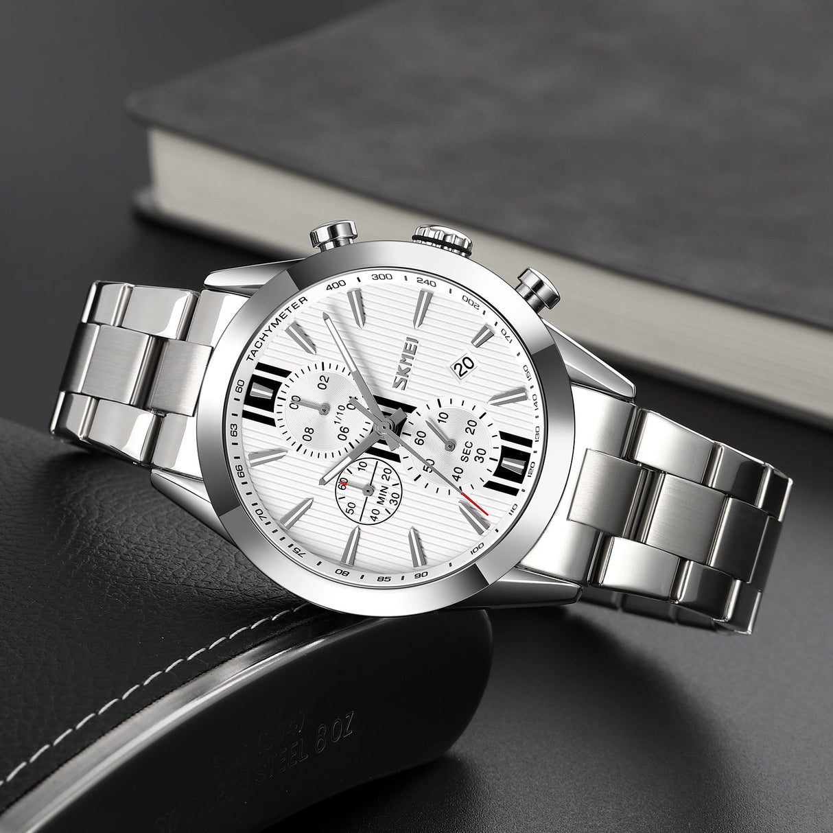 9302 Reloj Skmei para Hombre Pulsera de Metal Análogo