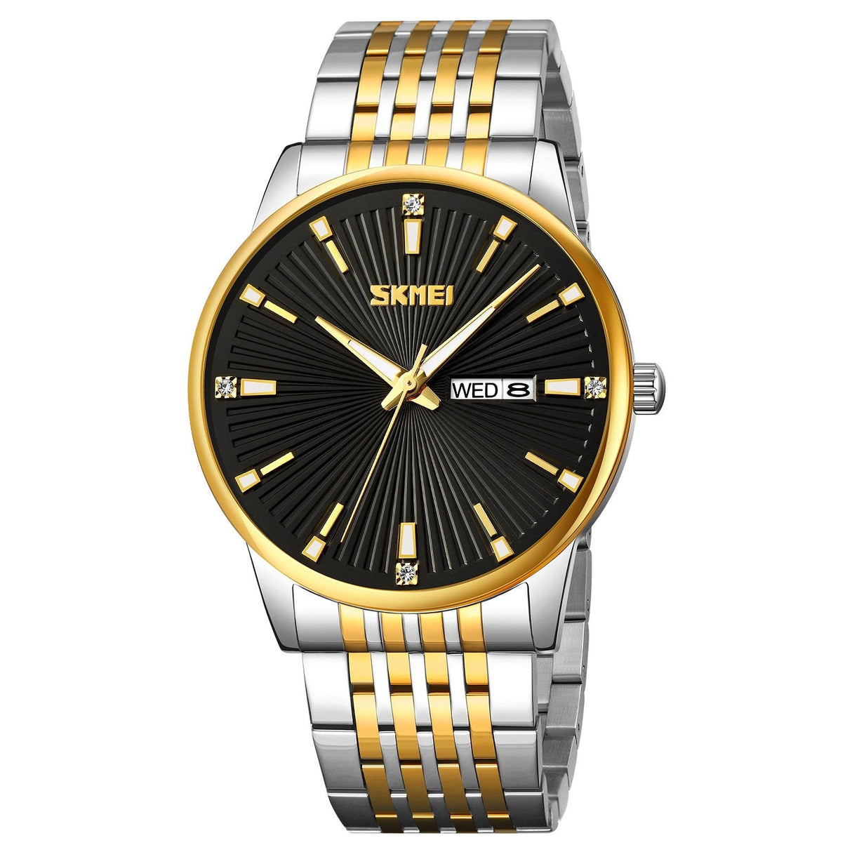9323 Skmei Reloj para Hombre Pulsera de Metal Análogo
