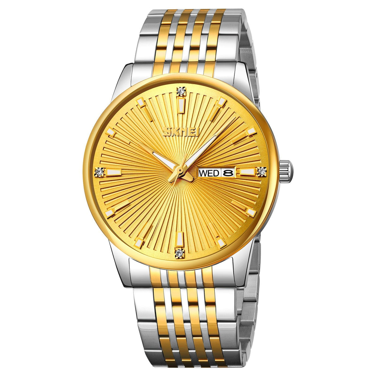 9323 Skmei Reloj para Hombre Pulsera de Metal Análogo