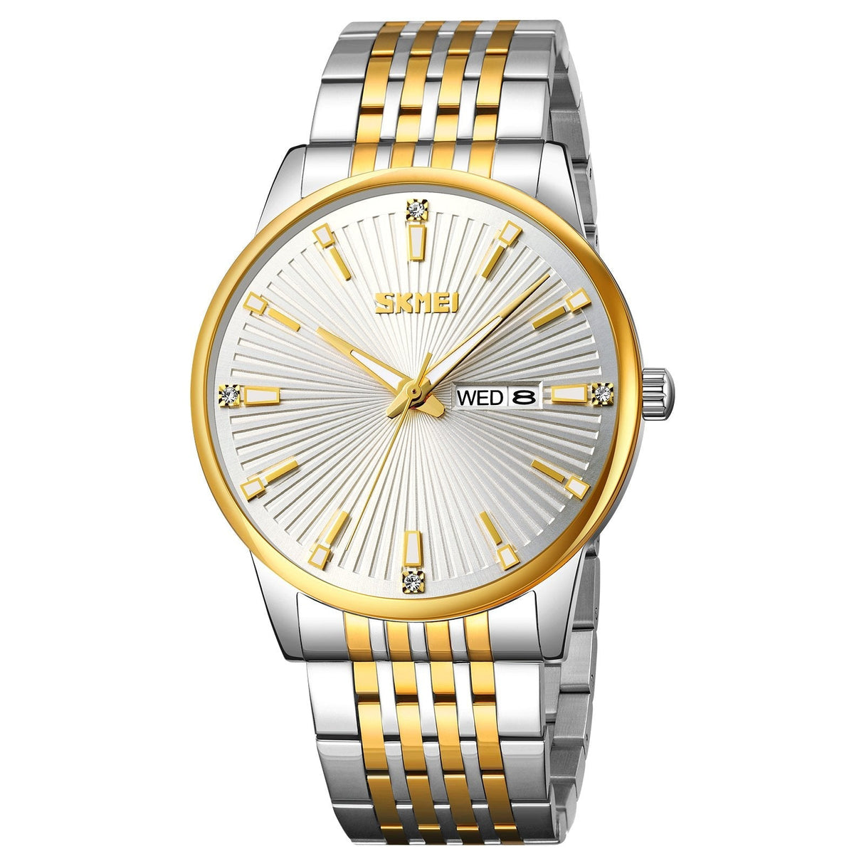 9323 Skmei Reloj para Hombre Pulsera de Metal Análogo