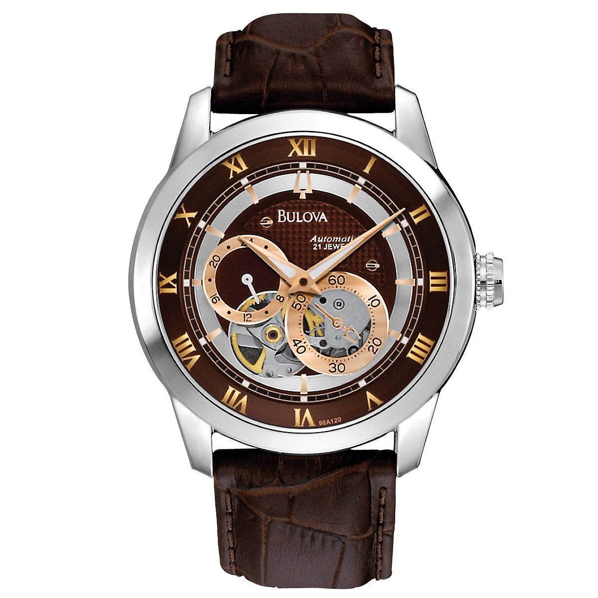 96A120 Reloj Bulova Sutton de hombre pulsera de piel 41 mm