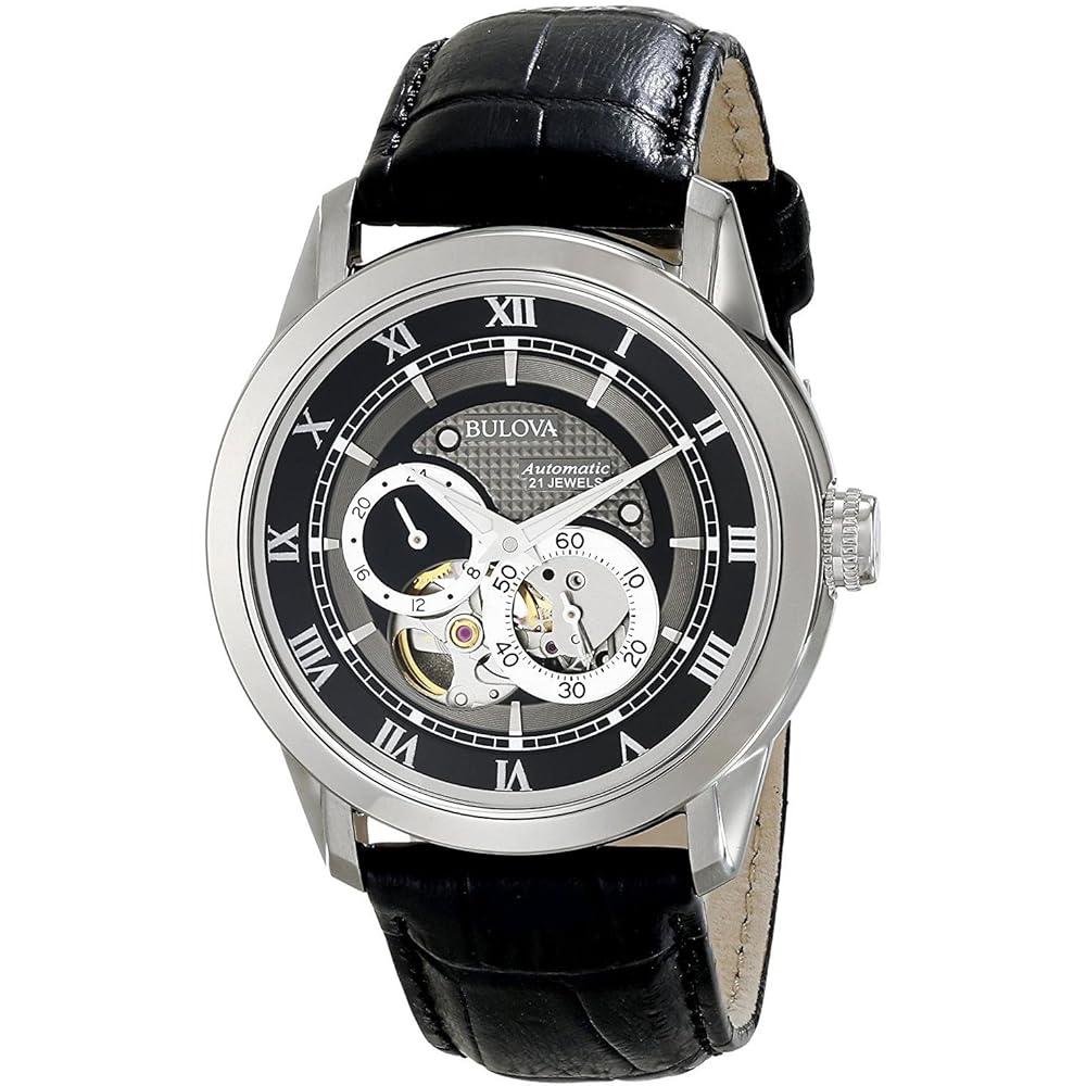 96A135 Reloj Bulova Sutton de hombre correa de piel 41mm