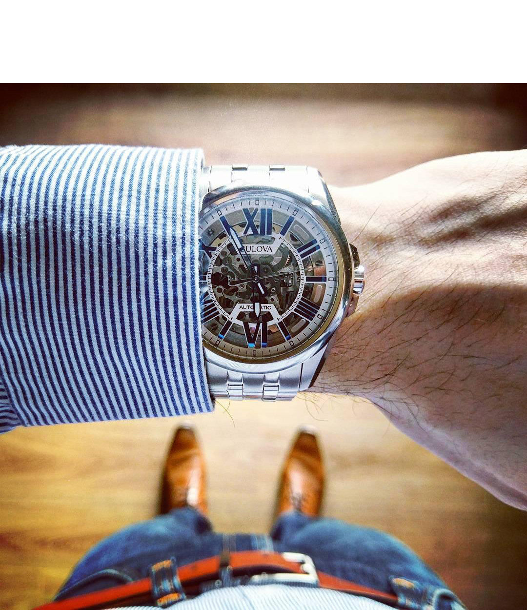 96A187 Reloj Bulova Sutton de hombre pulsera de metal 43 mm