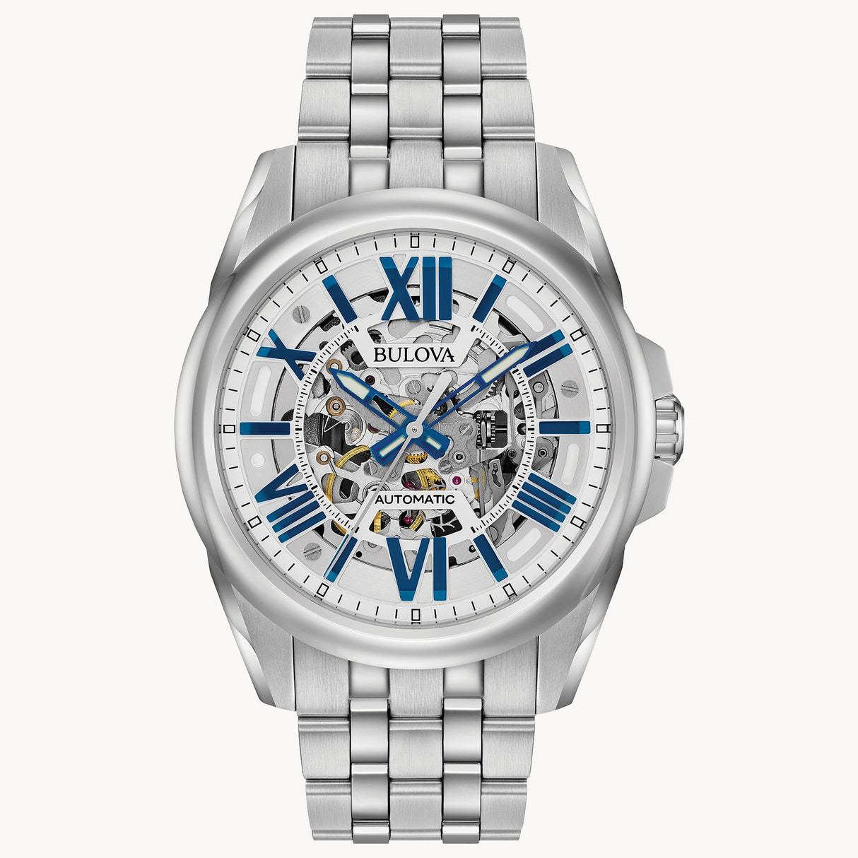 96A187 Reloj Bulova Sutton de hombre pulsera de metal 43 mm