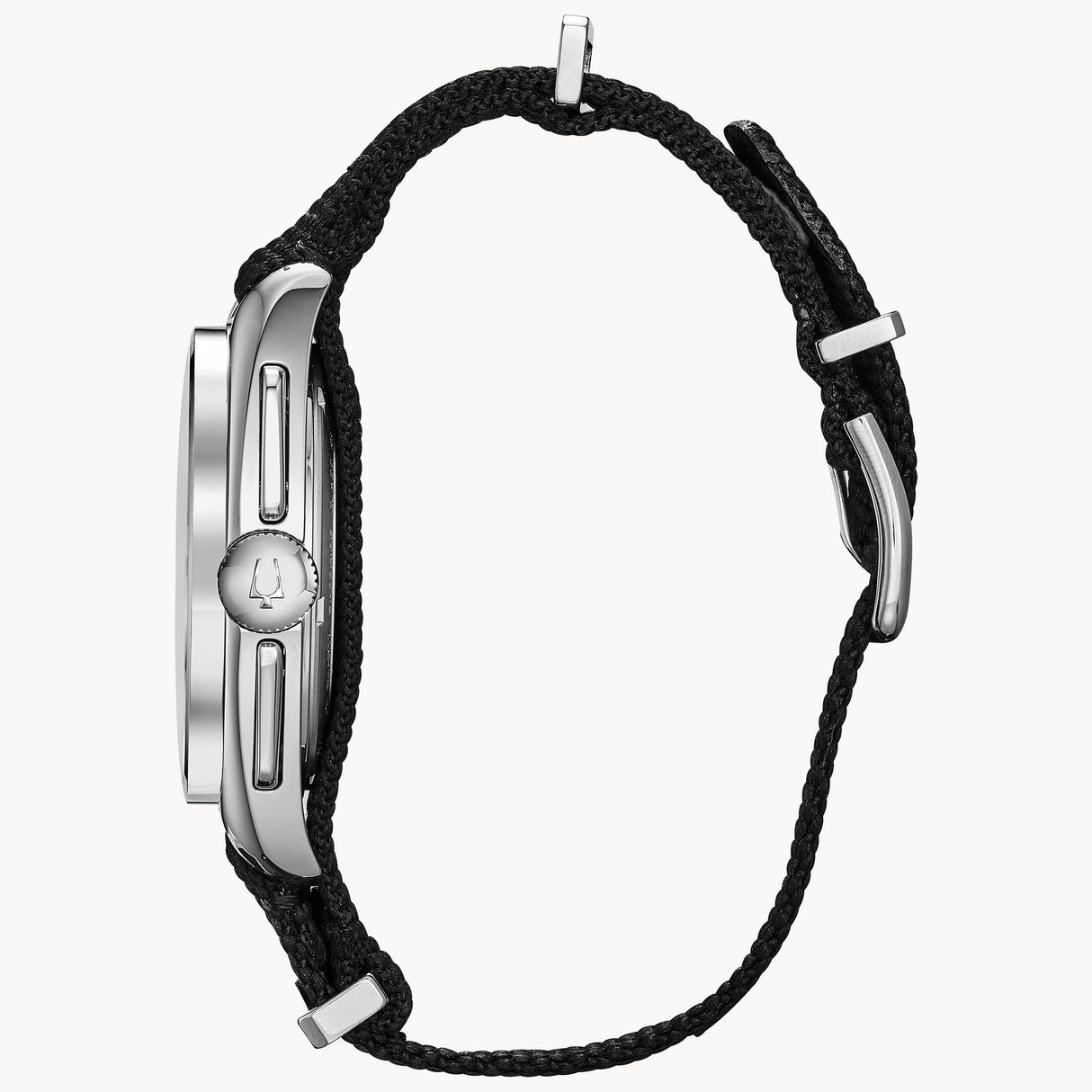 96A225 Reloj Bulova Lunar Pilot de hombre pulsera de tela 45 mm