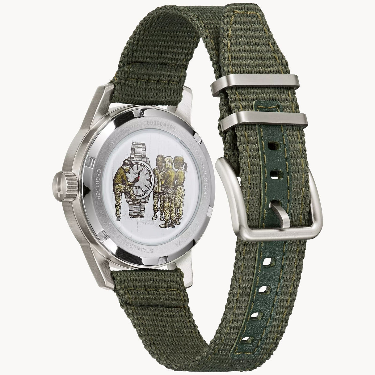 96A259 Reloj Bulova Hack Watch de hombre pulsera de tela