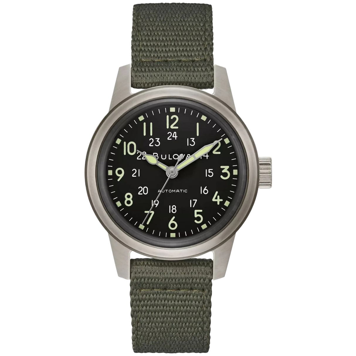 96A259 Reloj Bulova Hack Watch de hombre pulsera de tela