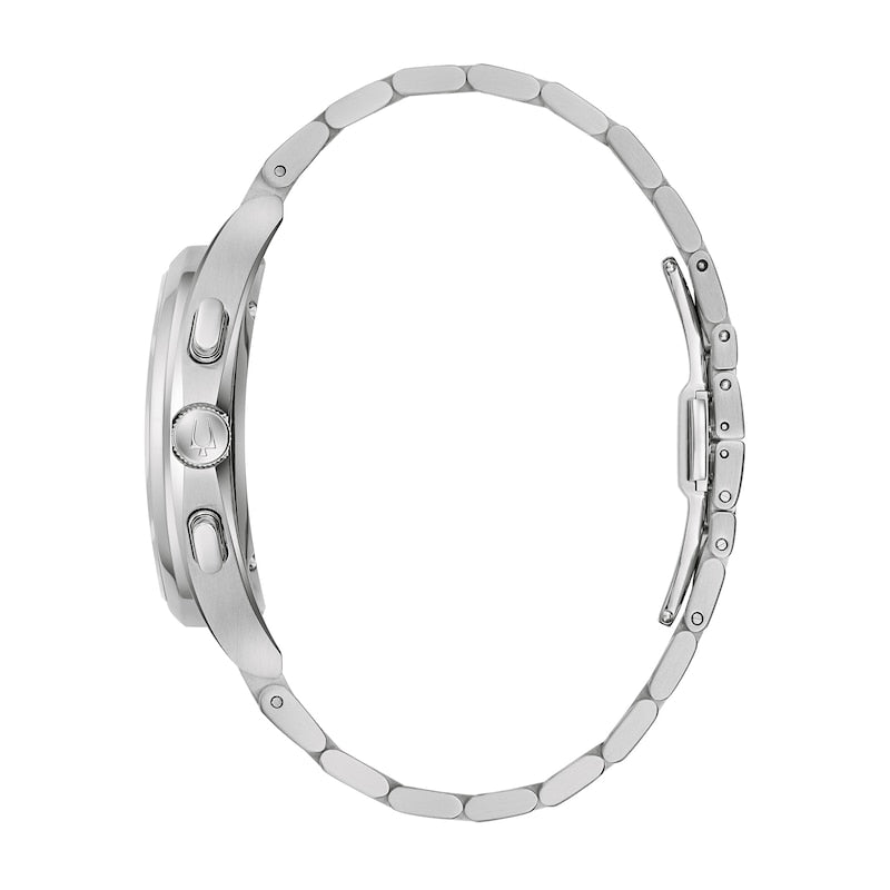 96A298 Reloj Bulova Curv de hombre banda de acero inoxidable 44mm