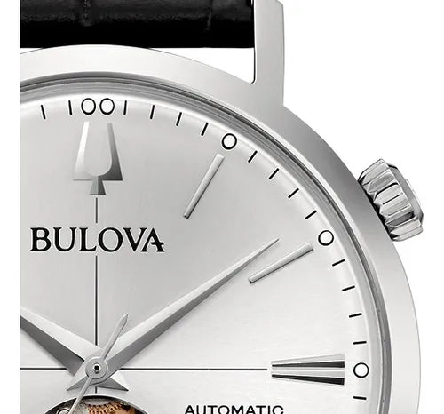 96A315 Reloj Bulova Aerojet de hombre correa de piel 42 mm