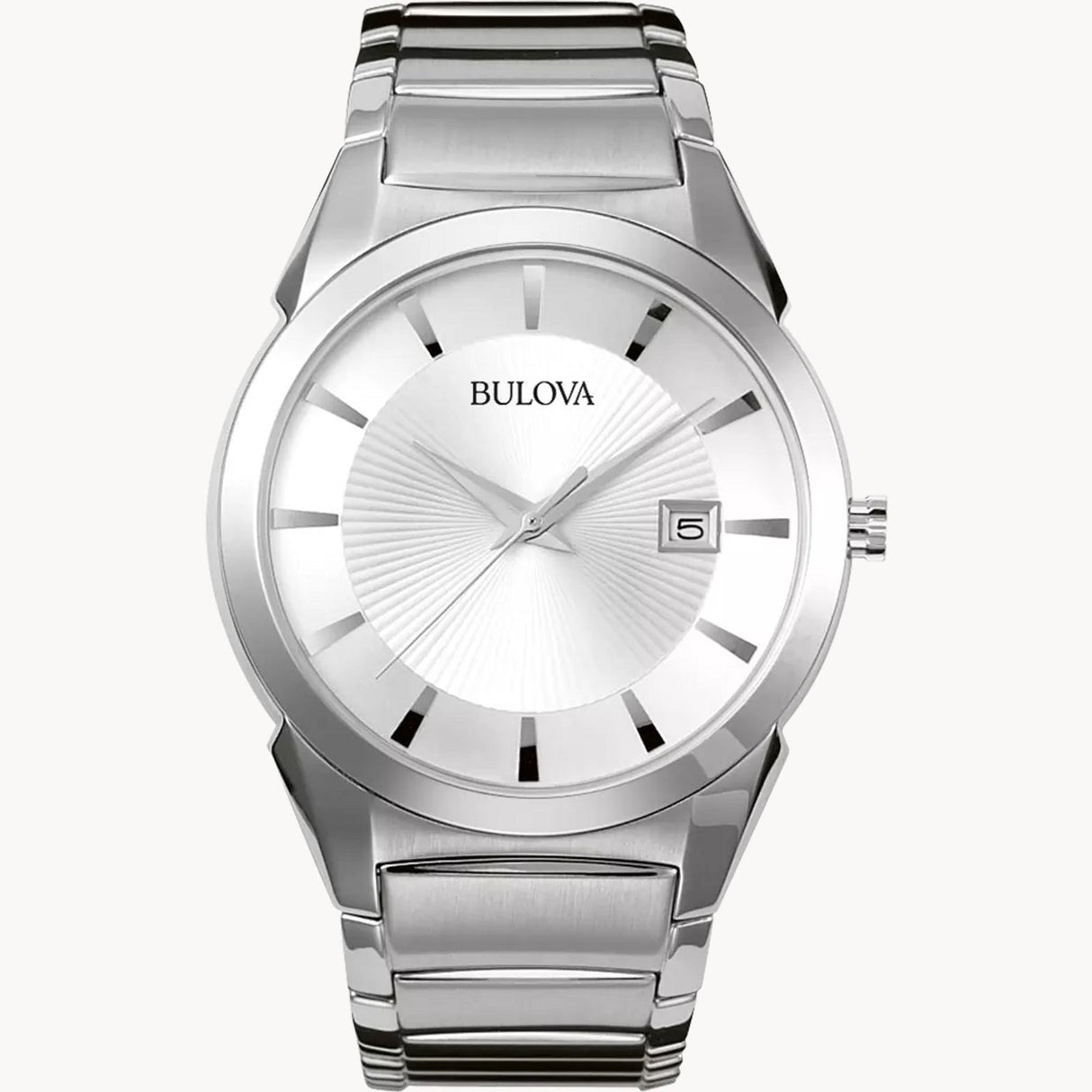 96B015 Reloj Bulova Classic de hombre pulsera de acero inoxidable