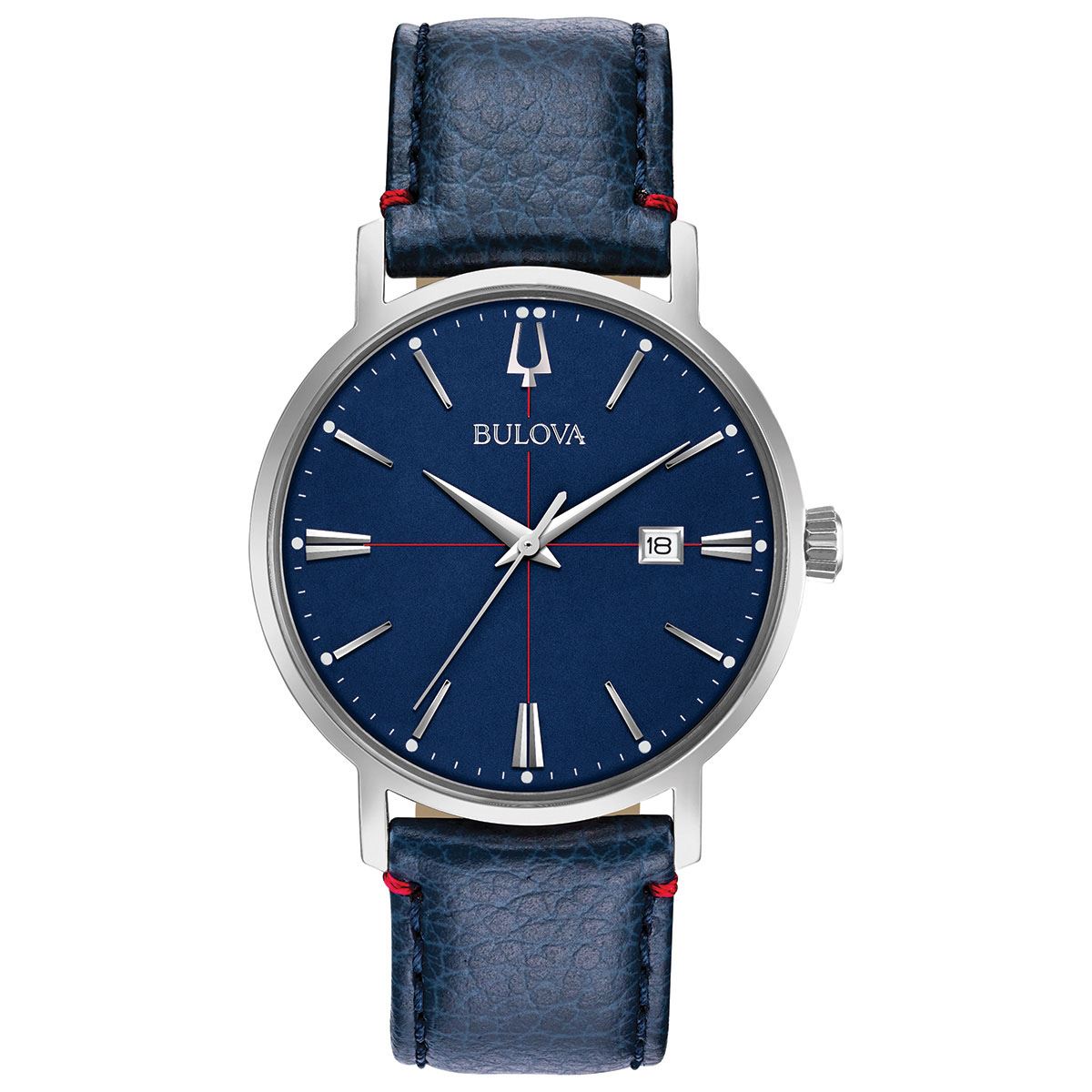 96B293 Reloj Bulova para hombre pulsera de piel