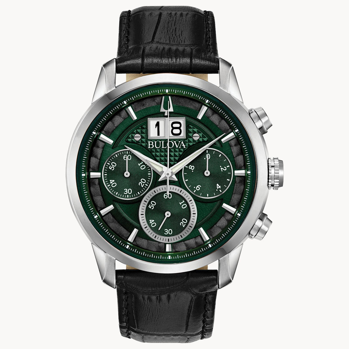 96B310 Reloj Bulova Sutton de hombre pulsera de cuero