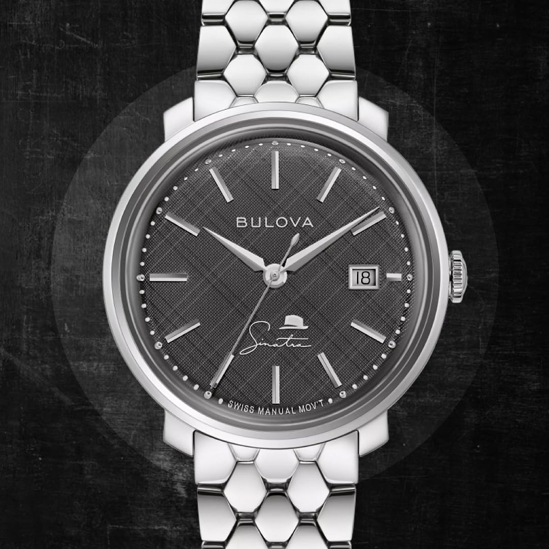 96B346 Reloj Bulova Frank Sinatra de hombre correa de metal