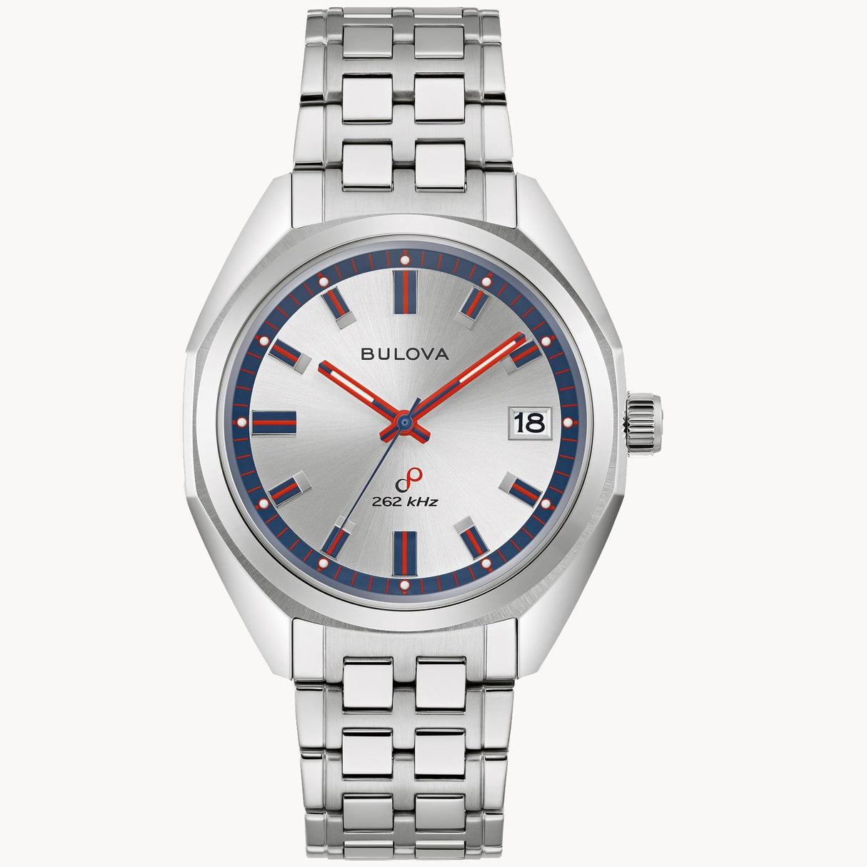 96B400 Reloj Bulova Jet Star de hombre pulsera de metal 40 mm