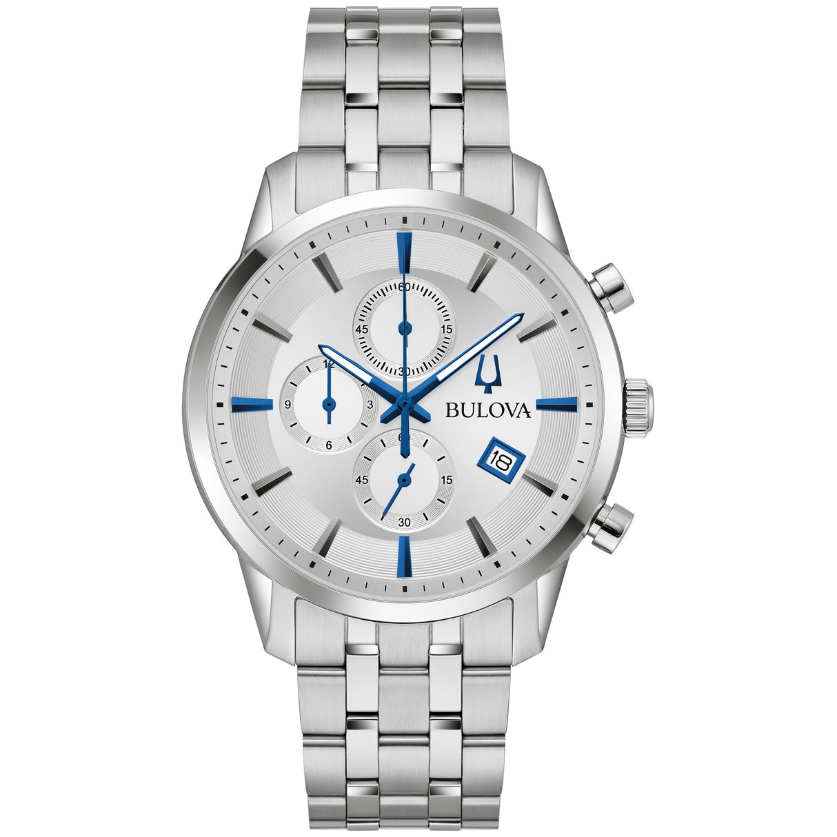 96B404 Reloj Bulova Sutton de hombre pulsera de acero inoxidable