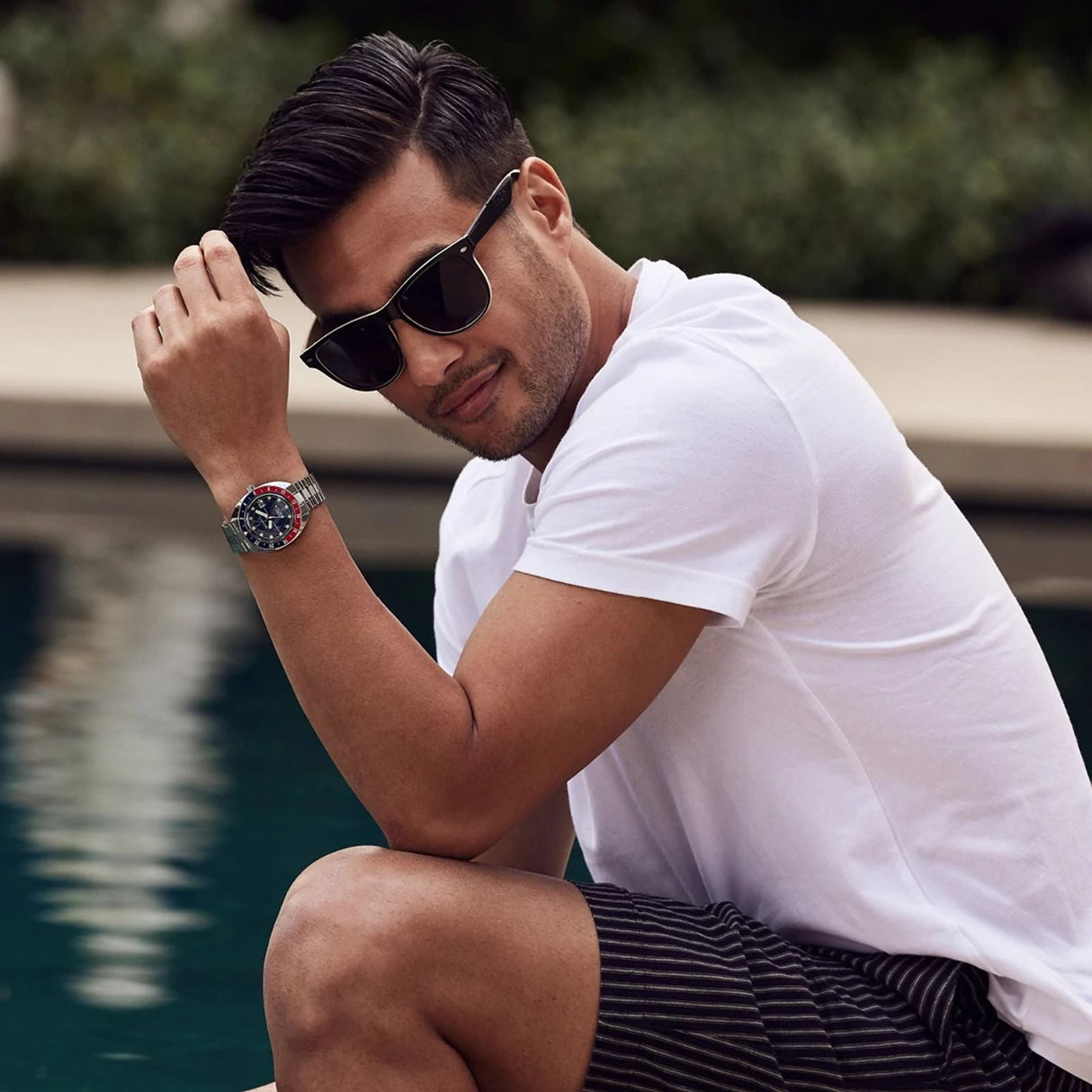 96B405 Reloj Bulova Oceanographer de caballero pulsera de metal