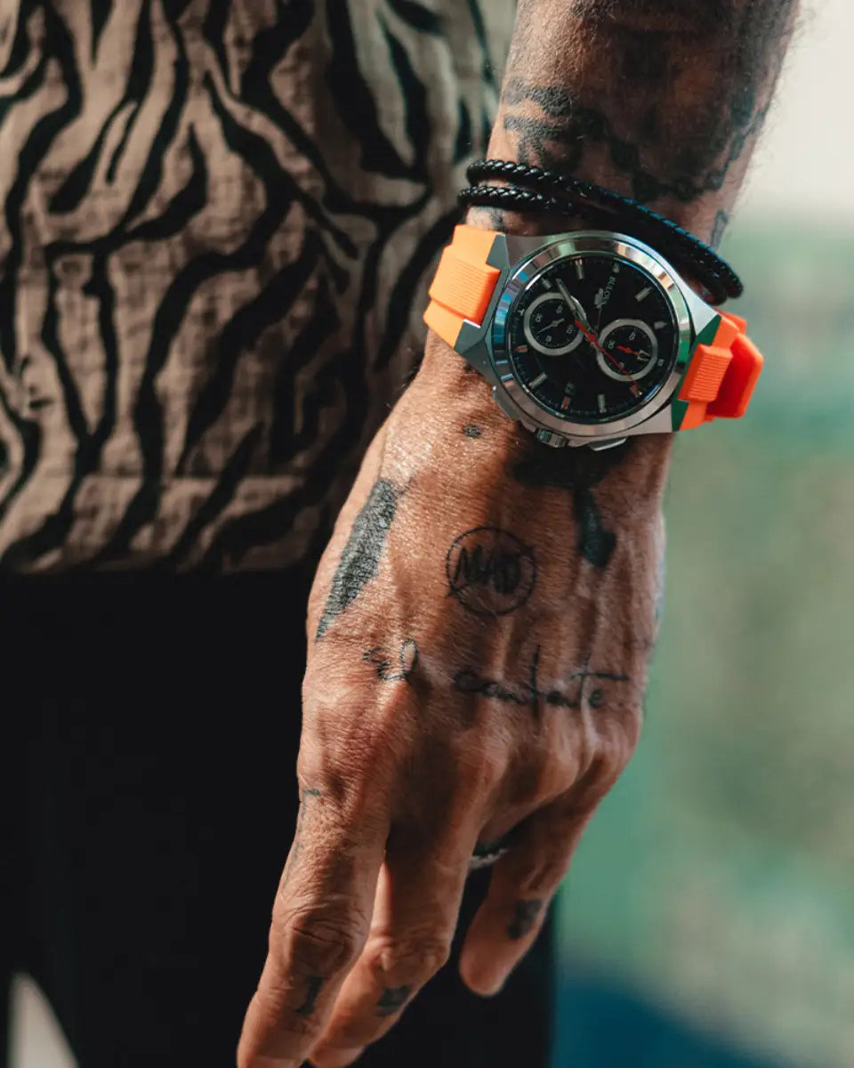 96B407 Reloj Bulova Marc Anthony de hombre pulsera de resina edición especial