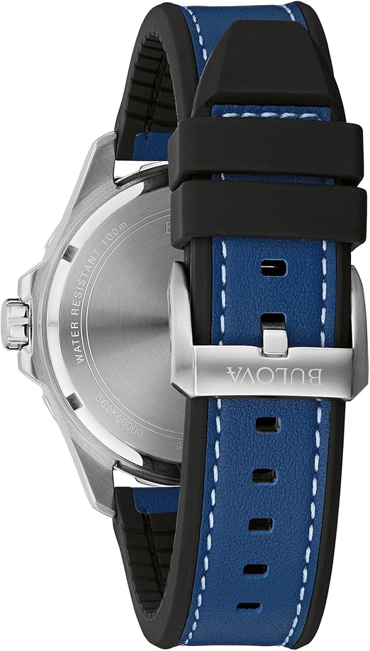 96B419 Reloj Bulova Marine Star de hombre pulsera de piel