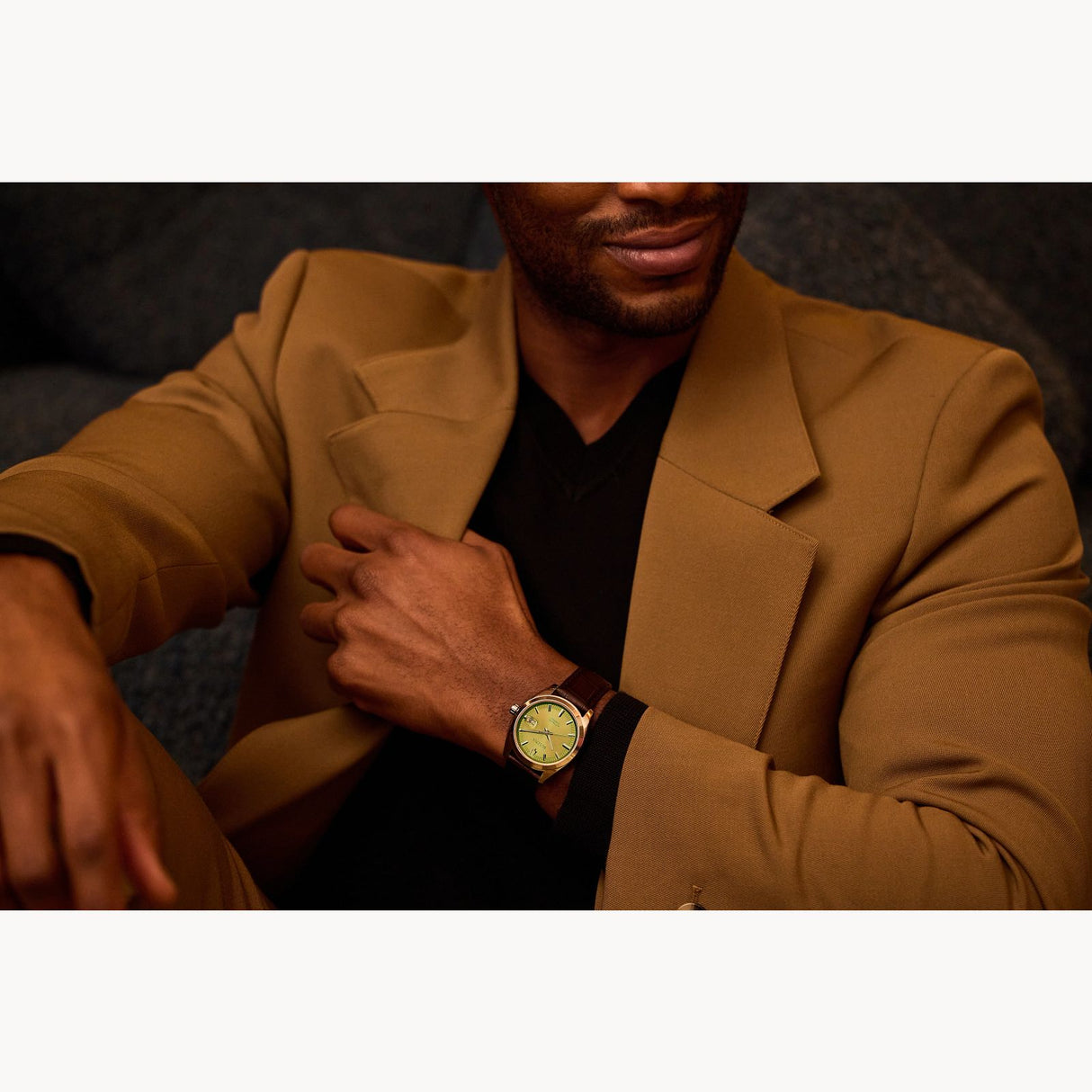 96B427 Reloj Bulova Surveyor de caballero pulsera de piel