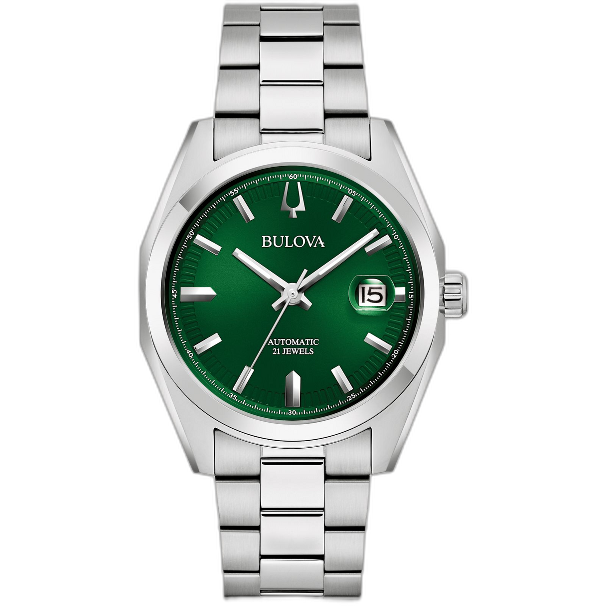 96B429 Reloj Bulova Surveyor Unisex correa de metal 39 mm