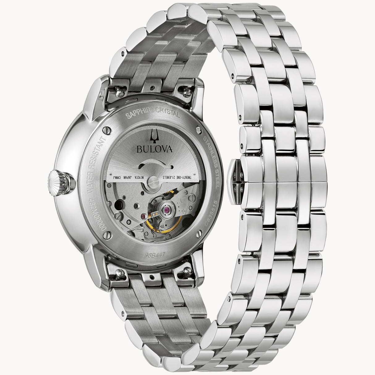 96B447 Reloj Bulova de hombre pulsera de metal
