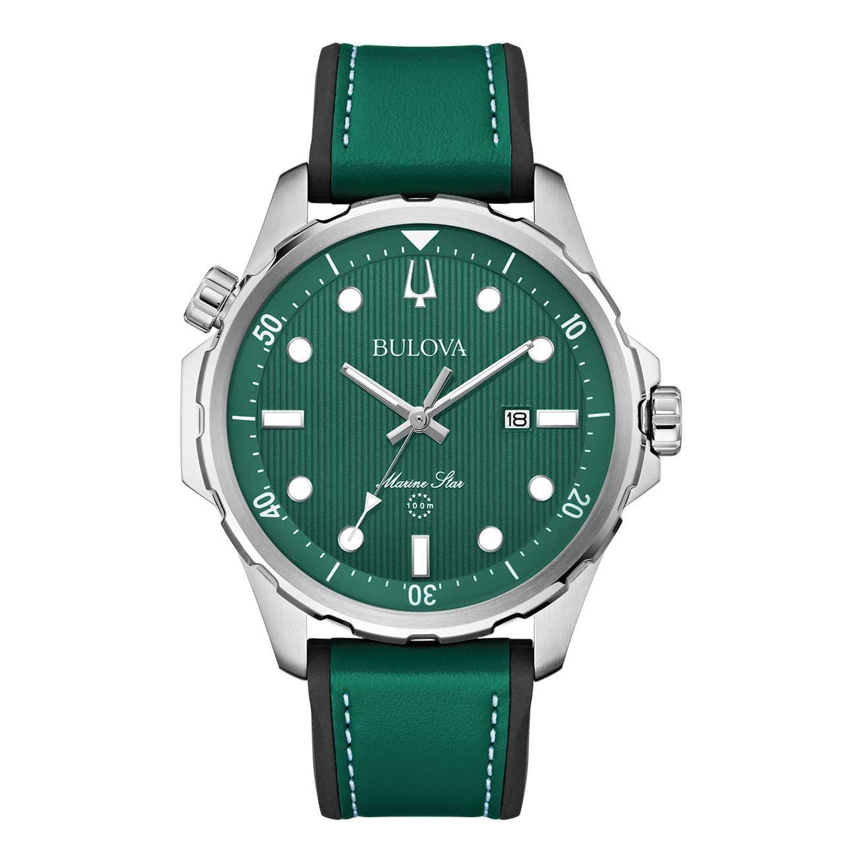 96B449 Reloj Bulova Marine Star de hombre banda de cuero