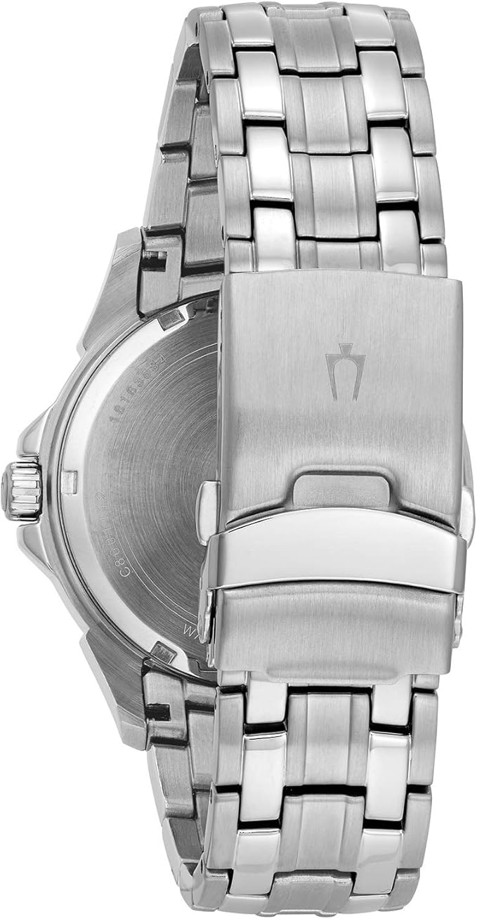 96C107 Reloj Bulova de caballero pulsera de metal