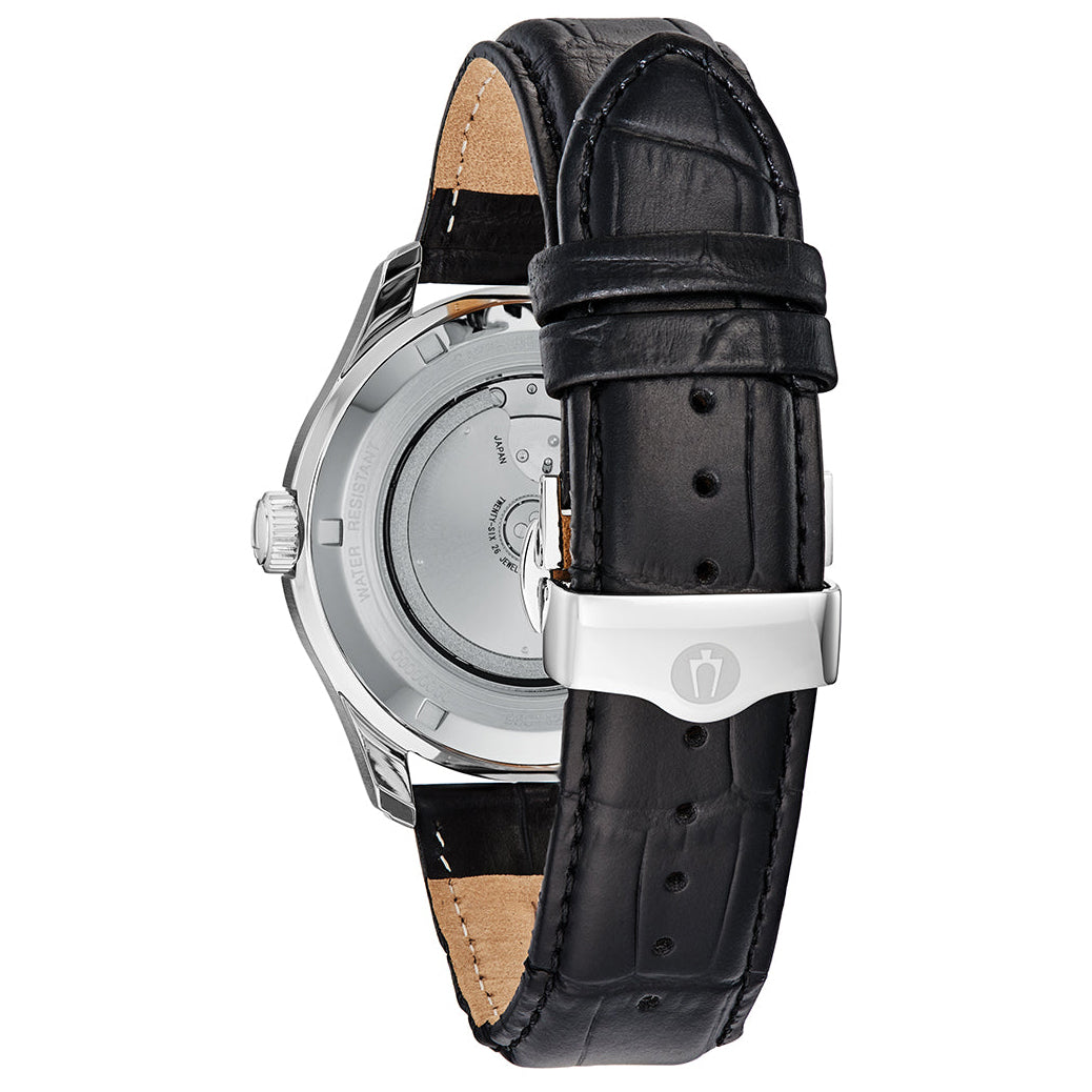 96C141 Reloj Bulova Wilton Classic automático de hombre correa de cuero