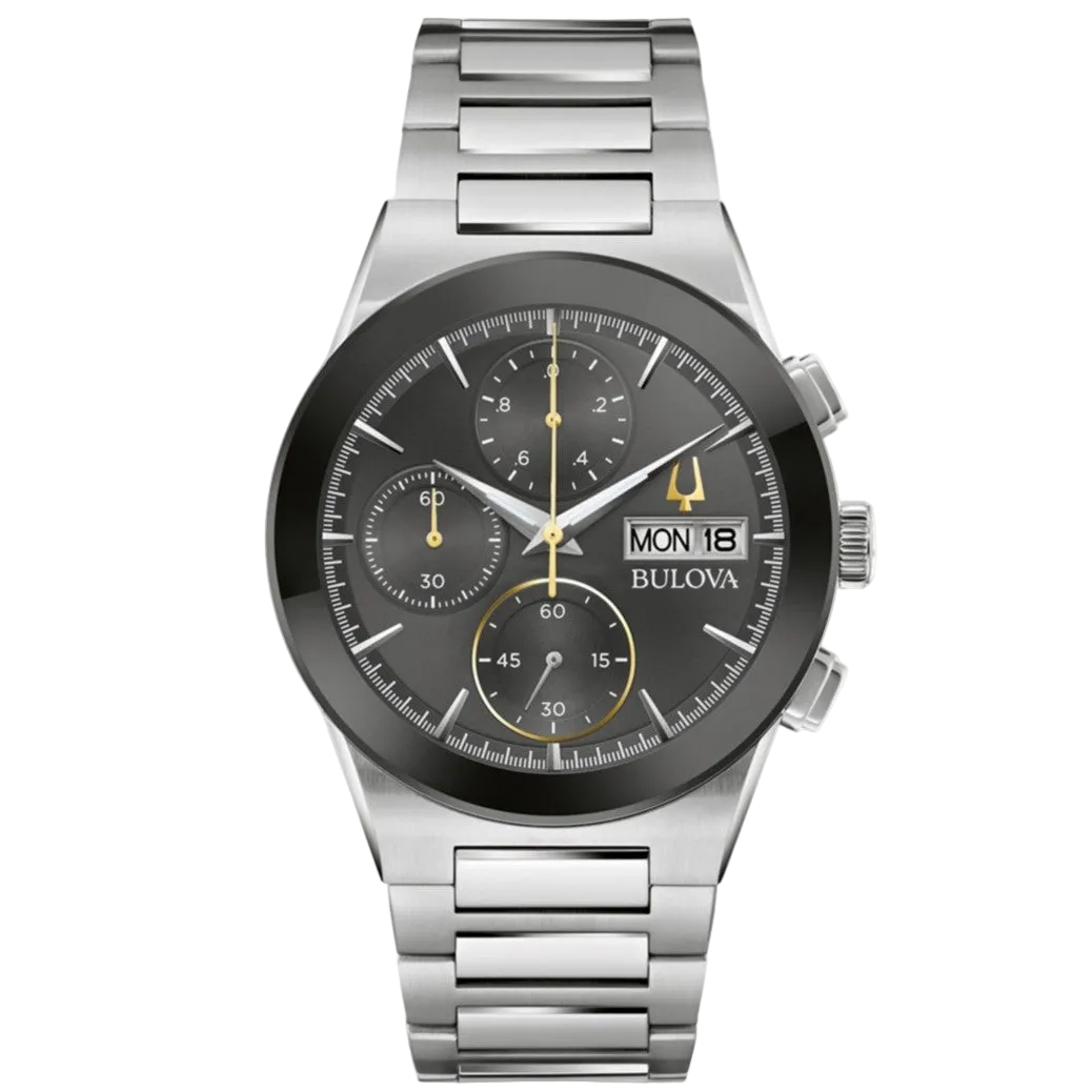 96C149 Bulova Modern Millennia Reloj para Hombre Pulsera de Metal Análogo