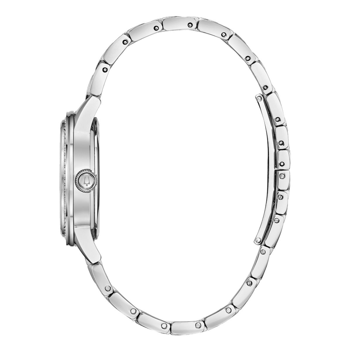 96L260 Reloj Bulova Crystal de mujer correa de metal