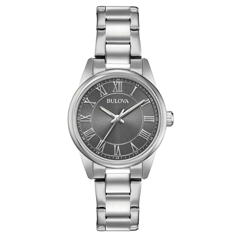 96L272 Reloj Bulova para dama pulsera de metal