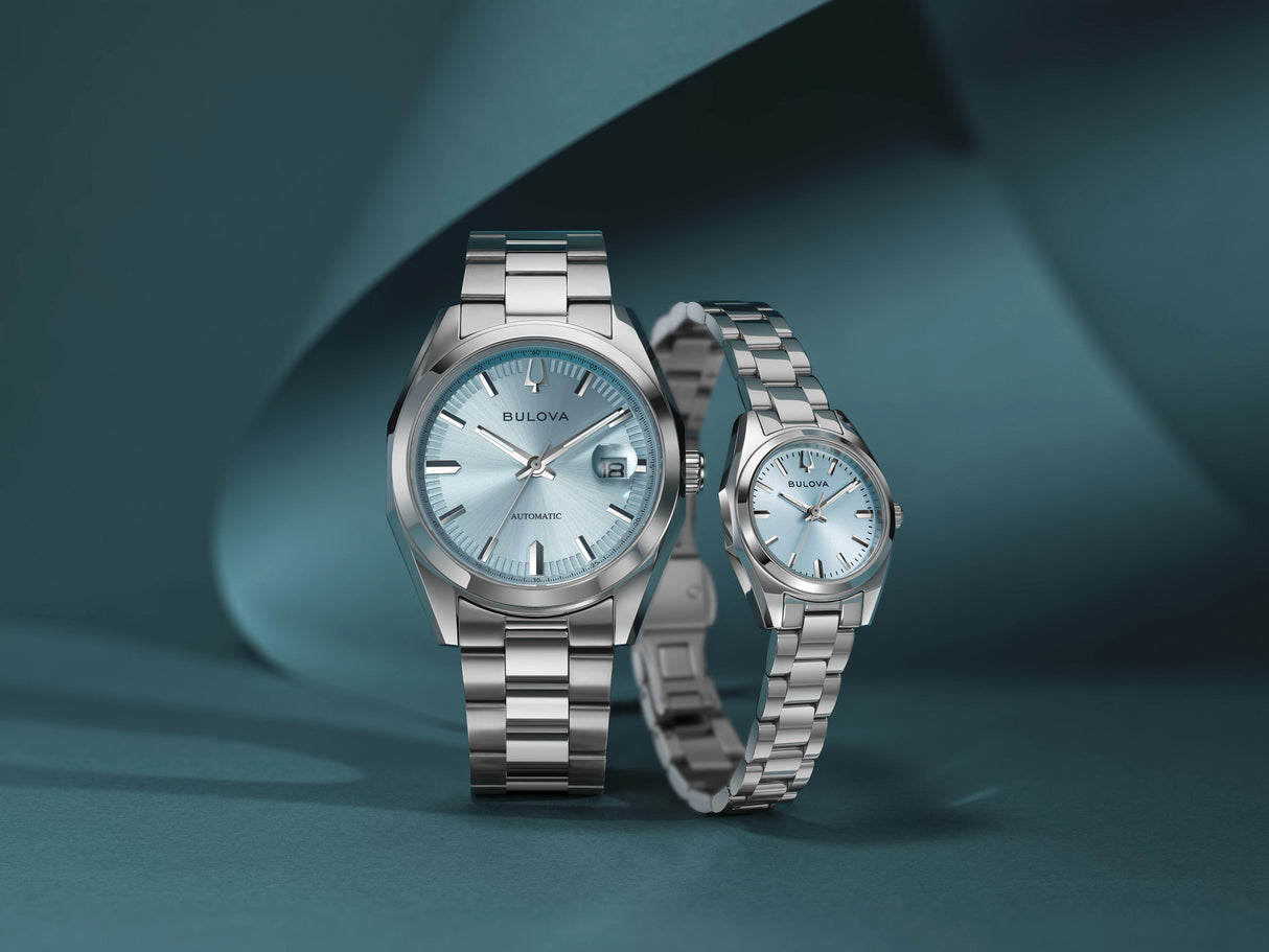 96L345 Reloj Bulova Surveyor de mujer correa de metal