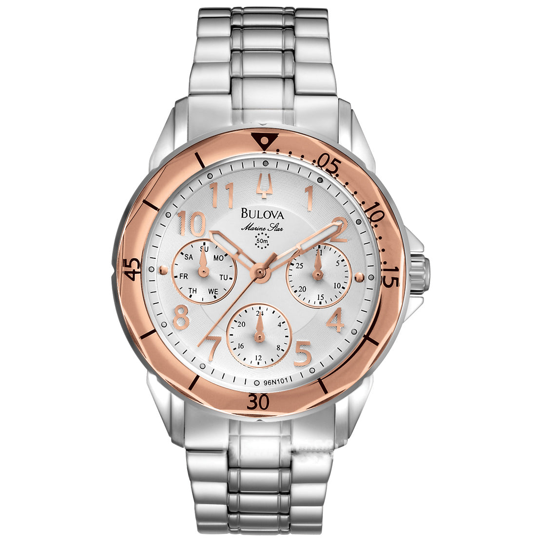 96N101 Reloj Bulova Marine Star de dama pulsera de metal