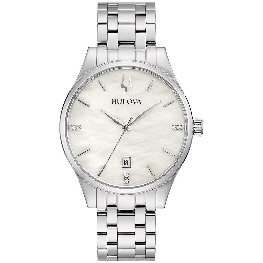 96P220 Reloj Bulova Classic de dama correa de metal