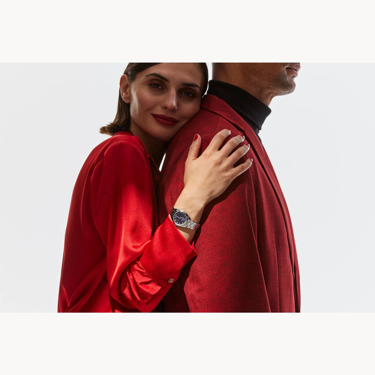 96P229 Reloj Bulova Surveyor de dama banda de metal