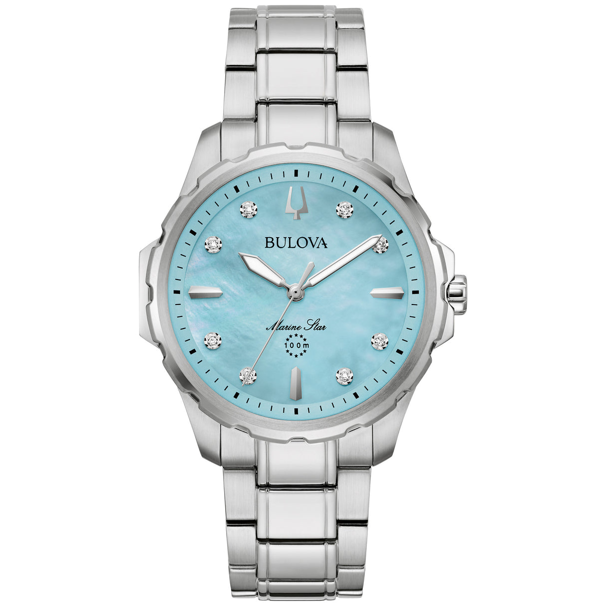 96P248 Reloj Bulova Marine Star de mujer pulsera de metal 36 mm
