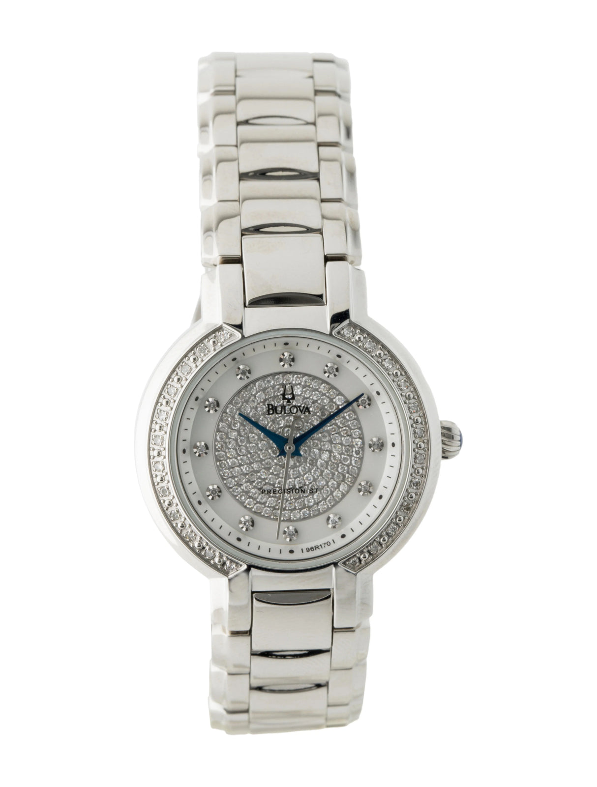 96R170 Reloj Bulova Precisionist para mujer pulsera de acero inoxidable