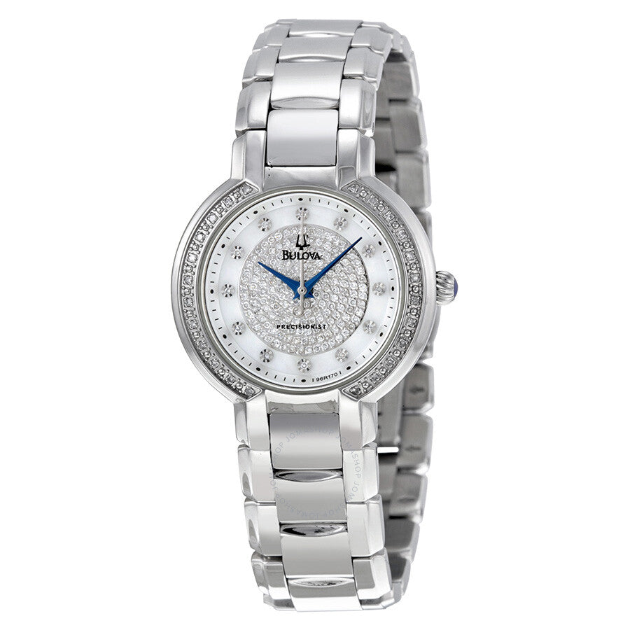 96R170 Reloj Bulova Precisionist para mujer pulsera de acero inoxidable