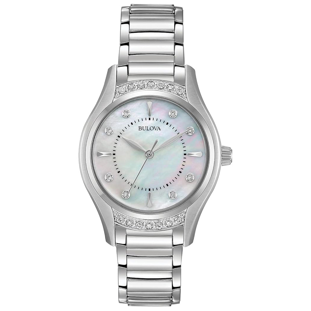 96R216 Bulova Classic Reloj de dama pulsera de acero inoxidable 31 mm