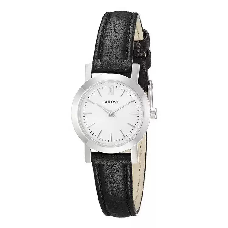 96X127 Reloj Bulova Classic de dama pulsera de piel 24 mm