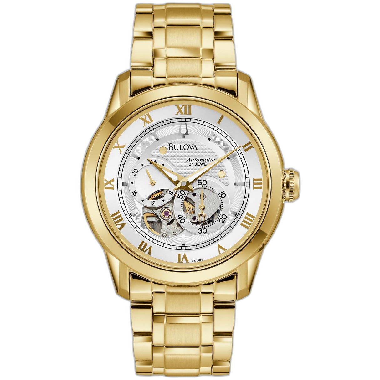 97A108 Reloj Bulova Classic de hombre pulsera de metal
