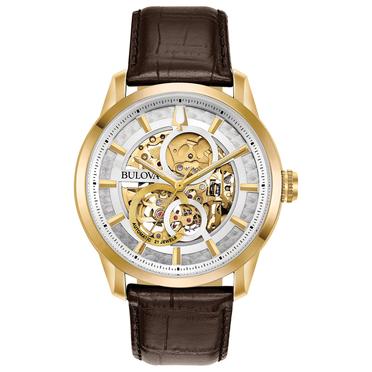 97A138 Reloj Bulova Sutton de hombre banda de piel