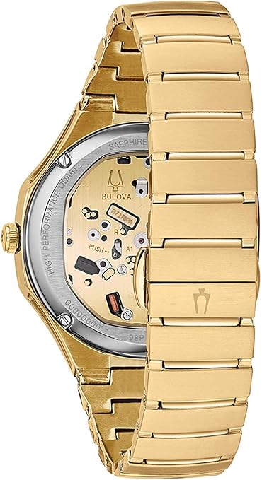 97A144 Reloj Bulova Curv de hombre pulsera de metal 44mm