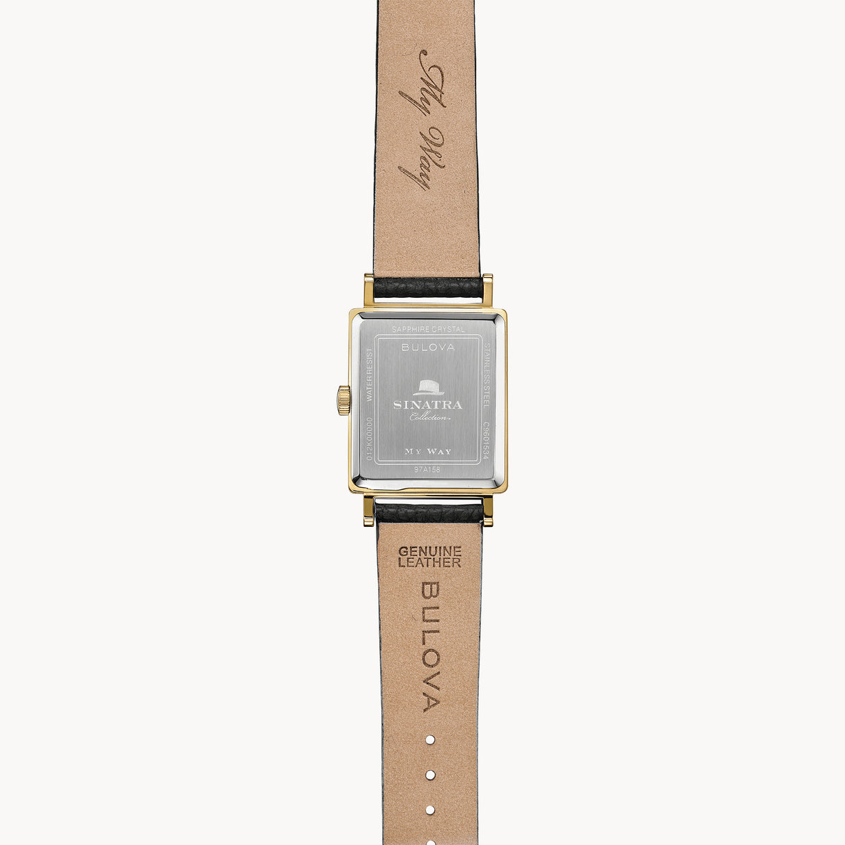 97A158 Reloj Bulova Frank Sinatra My Way de hombre banda de piel 30 mm