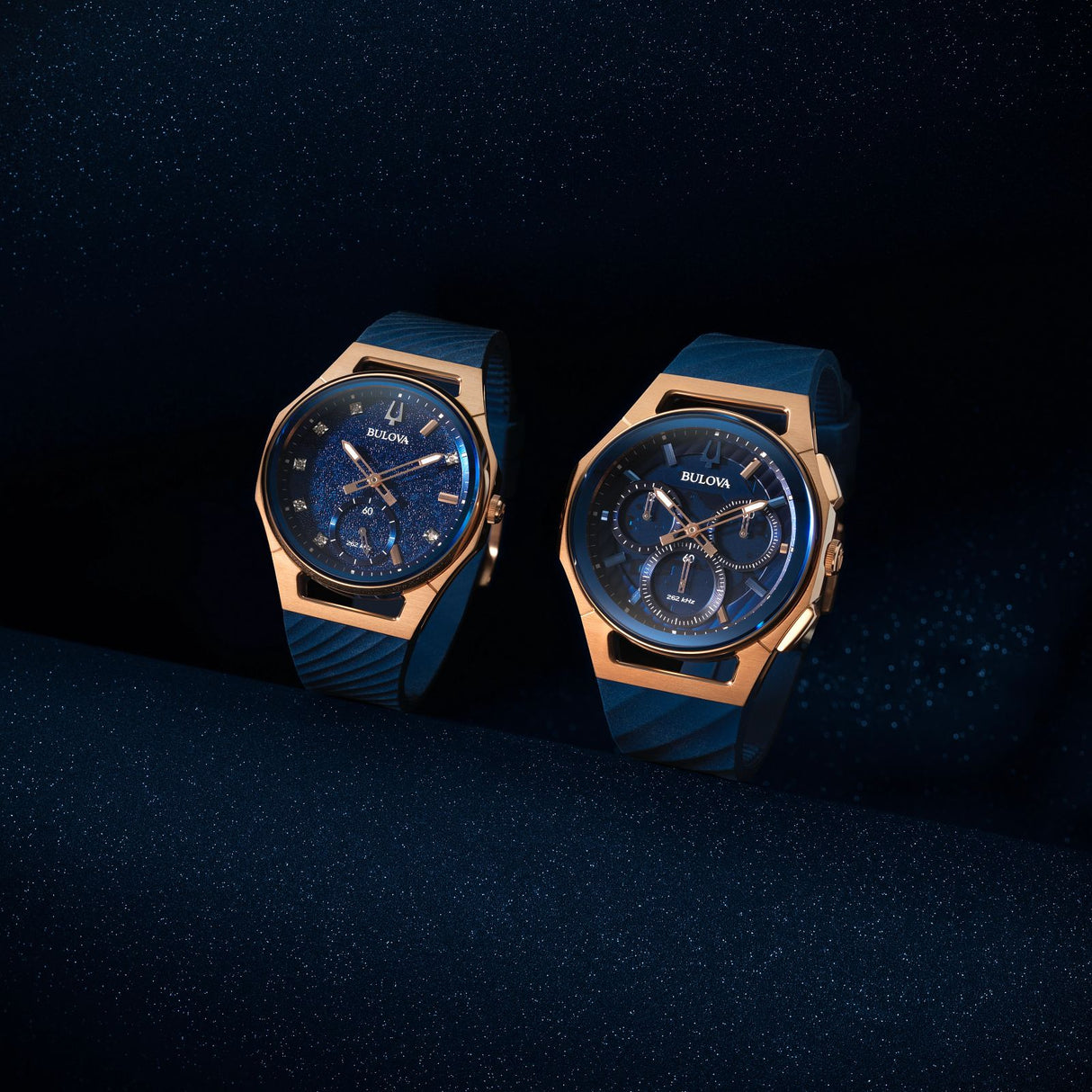 97A185 Reloj Bulova Curv Marc Anthony de hombre pulsera de resina